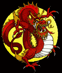Китайский красный дракон